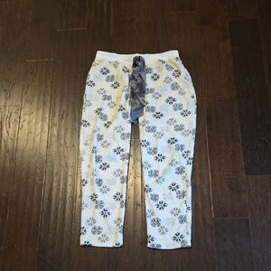 Sparkly Snowflake Pajama Bottoms